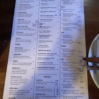 Alden & Harlow - Drink menu - American Near Me - Cambridge, Massachusetts Alden & Harlow - Drink menu - American Near Me - Cambridge, Massachusetts