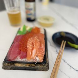 Mitsuwa Marketplace - Sashimi was so fresh here.  Love Mitsuwa #tasteofcsuc
