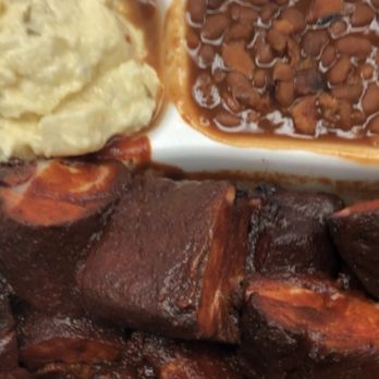 Jay Bee's Bar-B-Q - Rib tips beans potato salad (well done) - Barbeque Near Me - Gardena, California Jay Bee's Bar-B-Q - Rib tips beans potato salad (well done) - Barbeque Near Me - Gardena, California