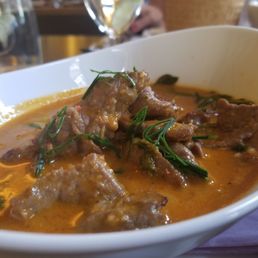Roasted duck with red curry ...