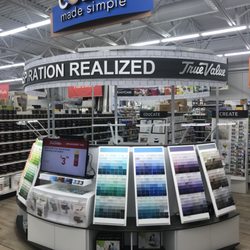 Huge paint department staffed by knowledgeable experts.