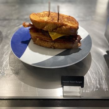 Virgin Voyages - French toast burger - Boat Tours Near Me