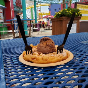 Funnel Cakes - Creamy, delicious, delight! Check out more fun adventures on Instagram @isla_ramie - Desserts Near Me - Santa Monica, California Funnel Cakes - Creamy, delicious, delight! Check out more fun adventures on Instagram @isla_ramie - Desserts Near Me - Santa Monica, California