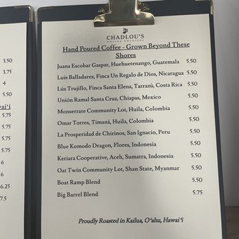 ChadLou's Coffee Roasters - Coffee & Tea Near Me - Kailua, Hawaii ChadLou's Coffee Roasters - Coffee & Tea Near Me - Kailua, Hawaii