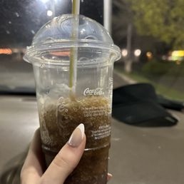 This is what you call a full drink? This mc donalds never fails to mess up an order and have no customer care