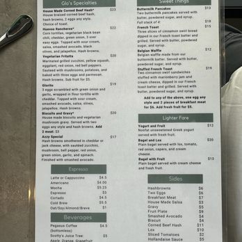 Glo's - Menu - Breakfast & Brunch Near Me - Seattle, Washington Glo's - Menu - Breakfast & Brunch Near Me - Seattle, Washington