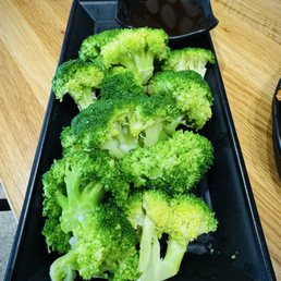 Broccoli with seafood sauce Broccoli with seafood sauce