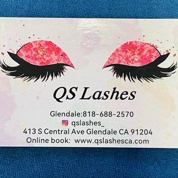 QS Lashes - Biz card - Eyelash Service Near Me - Glendale, California QS Lashes - Biz card - Eyelash Service Near Me - Glendale, California