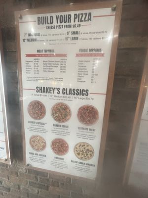 Menu photo 5 Shakey's Pizza Parlor Sylmar, CA