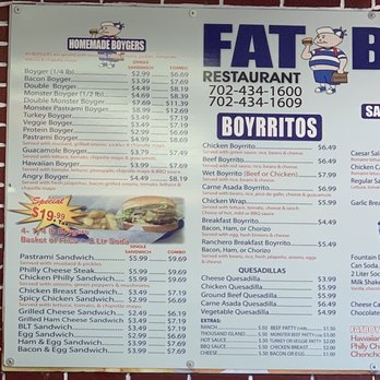 Fat Boy - Menu - Burgers Near Me - Las Vegas, Nevada Fat Boy - Menu - Burgers Near Me - Las Vegas, Nevada