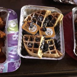 Chicken and waffles on wheels - Dollar wings original and buffalo and Oreo waffles