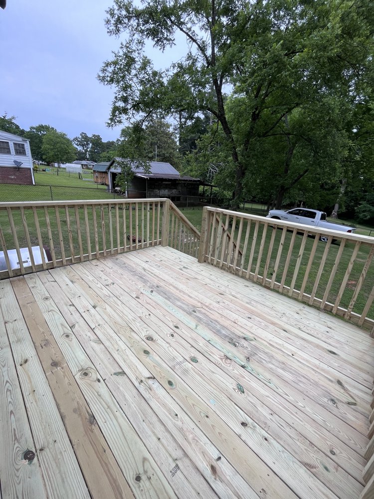 Slide of Construction of Deck & Porch