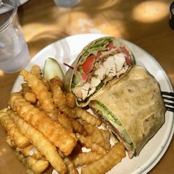 Seacrets - Jerk chicken Cesar wrap