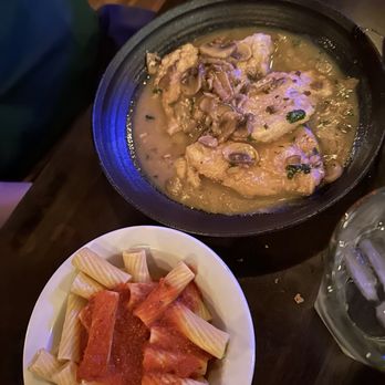 Cucina Bella - Chicken Marasala.  Bland according to my son. - Italian Near Me - Algonquin, Illinois