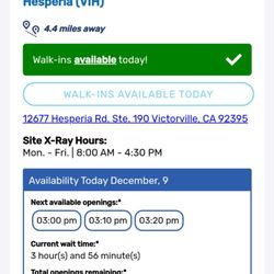 Victor Valley Advanced Imaging | Hesperia - More than three hours wait