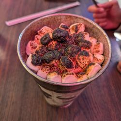 The Burger Dive - Flaming S'mores Milkshake