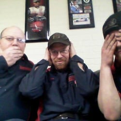 Belgium Service Center - Dave is gone today!  Rodney, Joe, and Mark are serious about taking care of our customers!