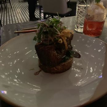 Gordon Ramsay Hell's Kitchen - Braised short ribs on potato cake. - New American Near Me - Miami, Florida