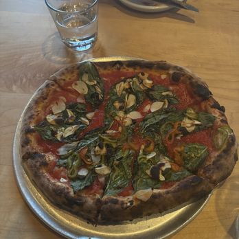 Anello - Marinara Pizza w/ half spicy pickled peppers - Pizza Near Me - Tucson, Arizona