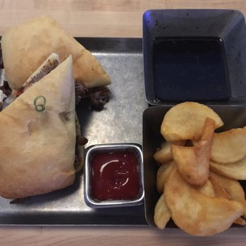 Brook's Kitchen & Tap - Prime rib sandwich= delicious! Fries= perfect portion size, also delicious - Bars Near Me - Oakbrook Terrace, Illinois Brook's Kitchen & Tap - Prime rib sandwich= delicious! Fries= perfect portion size, also delicious - Bars Near Me - Oakbrook Terrace, Illinois