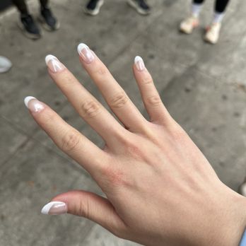 Gel Lust Nails & Spa - French Chrome Nails by Harry - Nail Salons Near Me - Diamond Bar, California