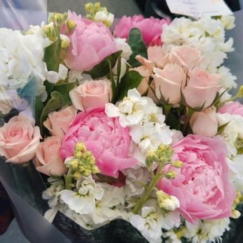 Bolsa Florist - Eloquence Peonies - wrapped Bouquet - Florists Near Me - Westminster, California