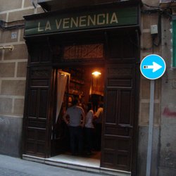 La Venencia - Outside La Venencia on Calle Echegaray