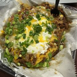 27. Chili Beef and Cheese Potato