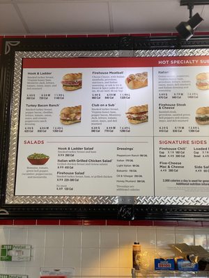 Menu photo 6 Firehouse Subs Orange, CA