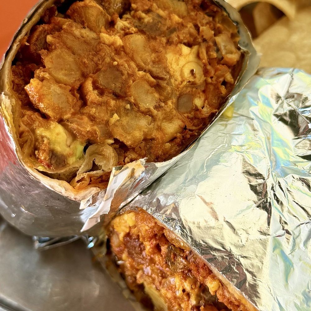 Saby's Coffee & Kitchen - Chipotle Breakfast Burrito - Mexican Near Me - Los Angeles, California