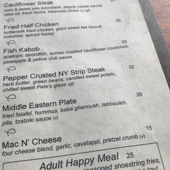 Alice's - Adult Happy Meal - New American Near Me - Lake Hopatcong, New Jersey