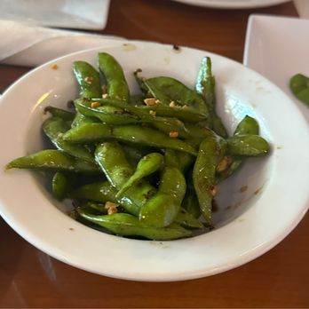 Lighthouse Thai Sushi - Edamame with Pepper Garlic - Thai Near Me - Lighthouse Point, Florida