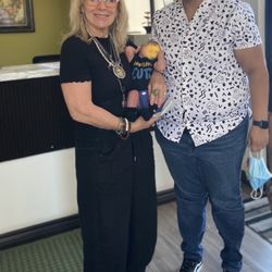 Susan Minich DACM, LAC, CNM, MSN - Susan with the baby she helped deliver!!!