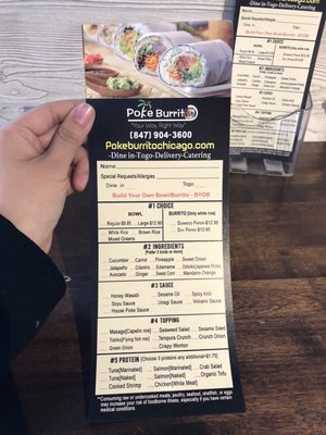 Menu photo 3 Poke Burrito Chicago, IL