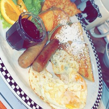 Black Bear Diner Santa Clarita - Build your own with French toast with sausage and eggs - Diners Near Me - Santa Clarita, California
