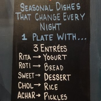Thali - No Menus here! Just a unique all you can eat dining experience. - Indian Near Me - Reno, Nevada