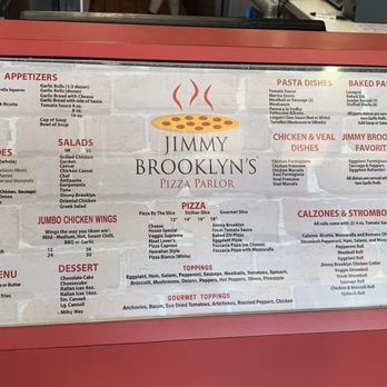 Jimmy Brooklyn's Pizza Parlor - Menu - Italian Near Me - Wellington, Florida Jimmy Brooklyn's Pizza Parlor - Menu - Italian Near Me - Wellington, Florida