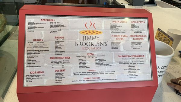 Menu photo 2 Jimmy Brooklyn's Pizza Parlor Wellington, FL Menu photo 2 Jimmy Brooklyn's Pizza Parlor Wellington, FL