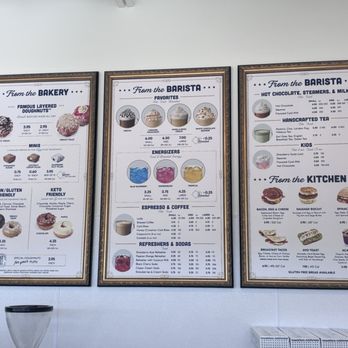 Parlor Doughnuts - Wall Menu - Donuts Near Me - Rolling Meadows, Illinois Parlor Doughnuts - Wall Menu - Donuts Near Me - Rolling Meadows, Illinois