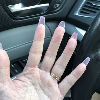 Embellish Nails Studio - Length is off and look how u even it is - Nail Salons Near Me - Elk Grove, California Embellish Nails Studio - Length is off and look how u even it is - Nail Salons Near Me - Elk Grove, California