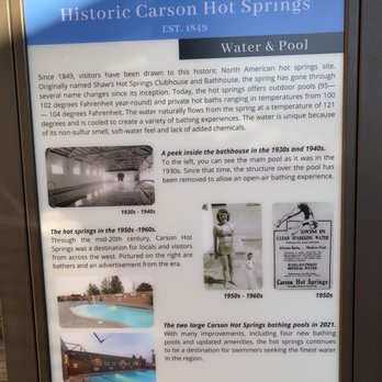 Carson Hot Springs - 10/19/2022:  Checking out Carson's Hot Springs' Gee-Whiz Facts. - Massage Near Me - Carson City, Nevada