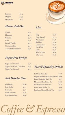 Menu photo 6 Momos Cafe Ardsley, NY
