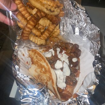 Castle Chicken And Shah's Express - Combo Gyro and Nasty Fries - Fast Food Near Me - Bronx, New York