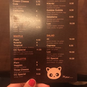 Cute Cat Cafe - Menu - Breakfast & Brunch Near Me - Ridgewood, New York Cute Cat Cafe - Menu - Breakfast & Brunch Near Me - Ridgewood, New York