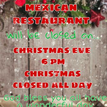 Rey Azteca Mexican Restaurant - christmas eve - Mexican Near Me - Jamestown, Kentucky Rey Azteca Mexican Restaurant - christmas eve - Mexican Near Me - Jamestown, Kentucky