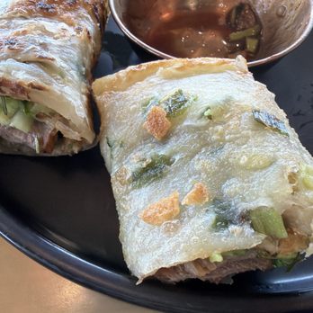 Jingle Bao - Scallion Pancake Beef Roll - Chinese Near Me - Fresno, California Jingle Bao - Scallion Pancake Beef Roll - Chinese Near Me - Fresno, California