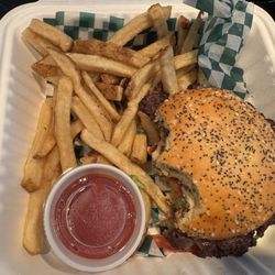 Eddington's of Exeter - Smash burger on GF bun