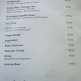 Hugh O'Connors - Spring Branch - Shot menu - Irish Pub Near Me - Houston, Texas Hugh O'Connors - Spring Branch - Shot menu - Irish Pub Near Me - Houston, Texas