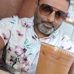 Sunset Coffee - House cold brew with oat milk and vanilla.