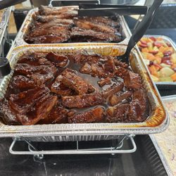 Qcrew BBQ Catering - Brisket and Ribs